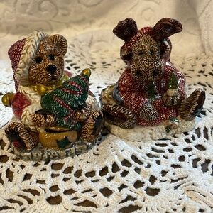 Boyds Bears Salt and Pepper shakers